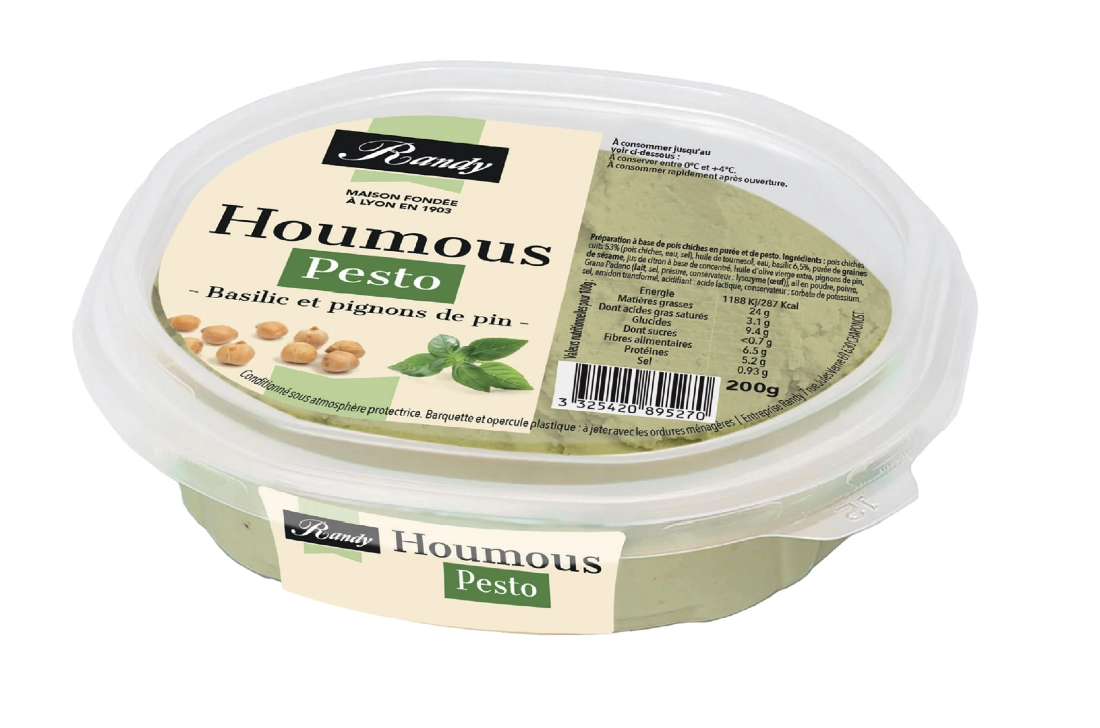 Hummus Pesto 200g