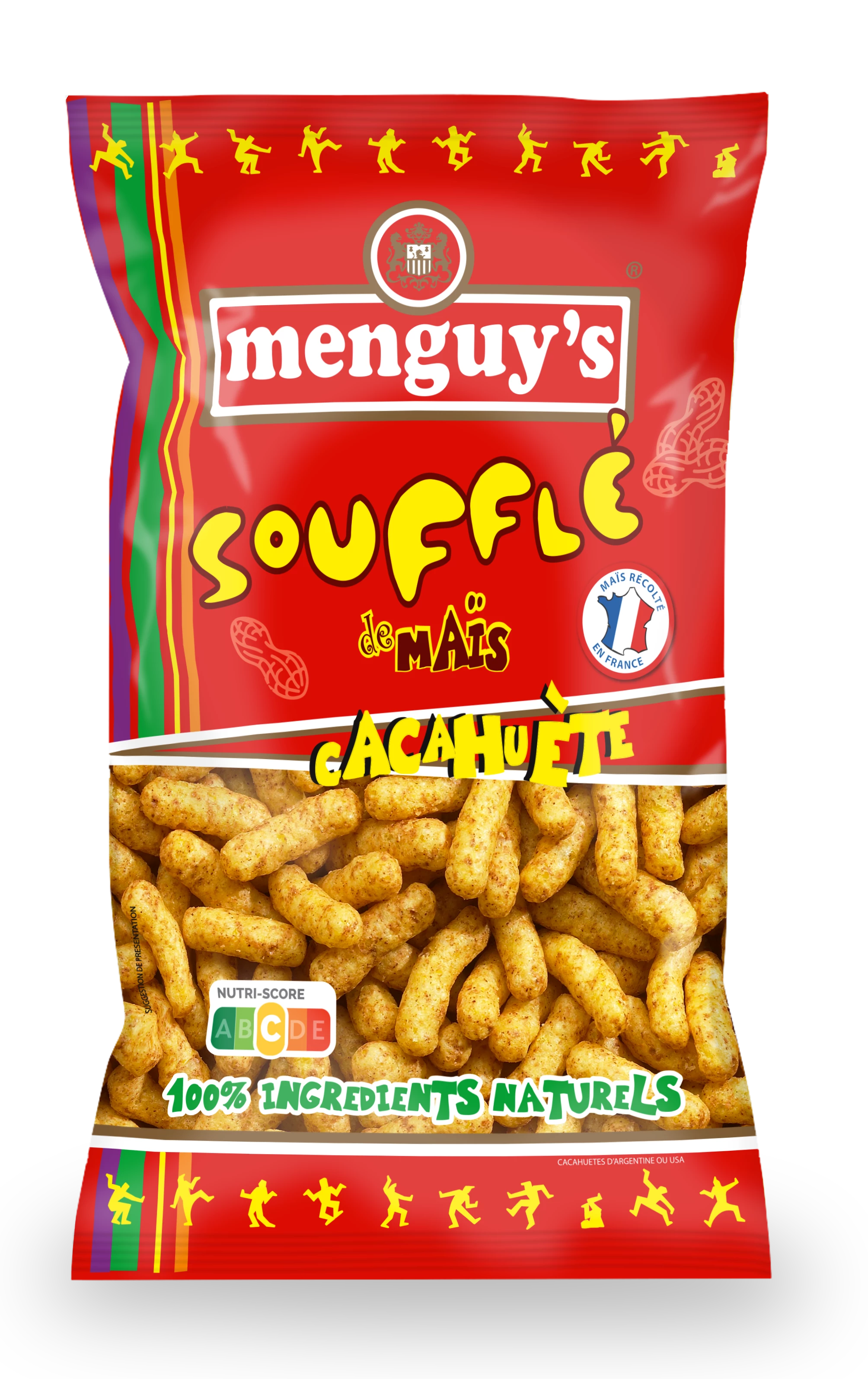 Peanut corn puff, 250g - MENGUY'S