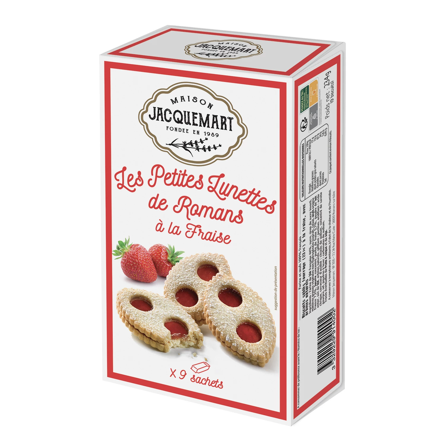 Bicchieri Piccoli Fragola 234g