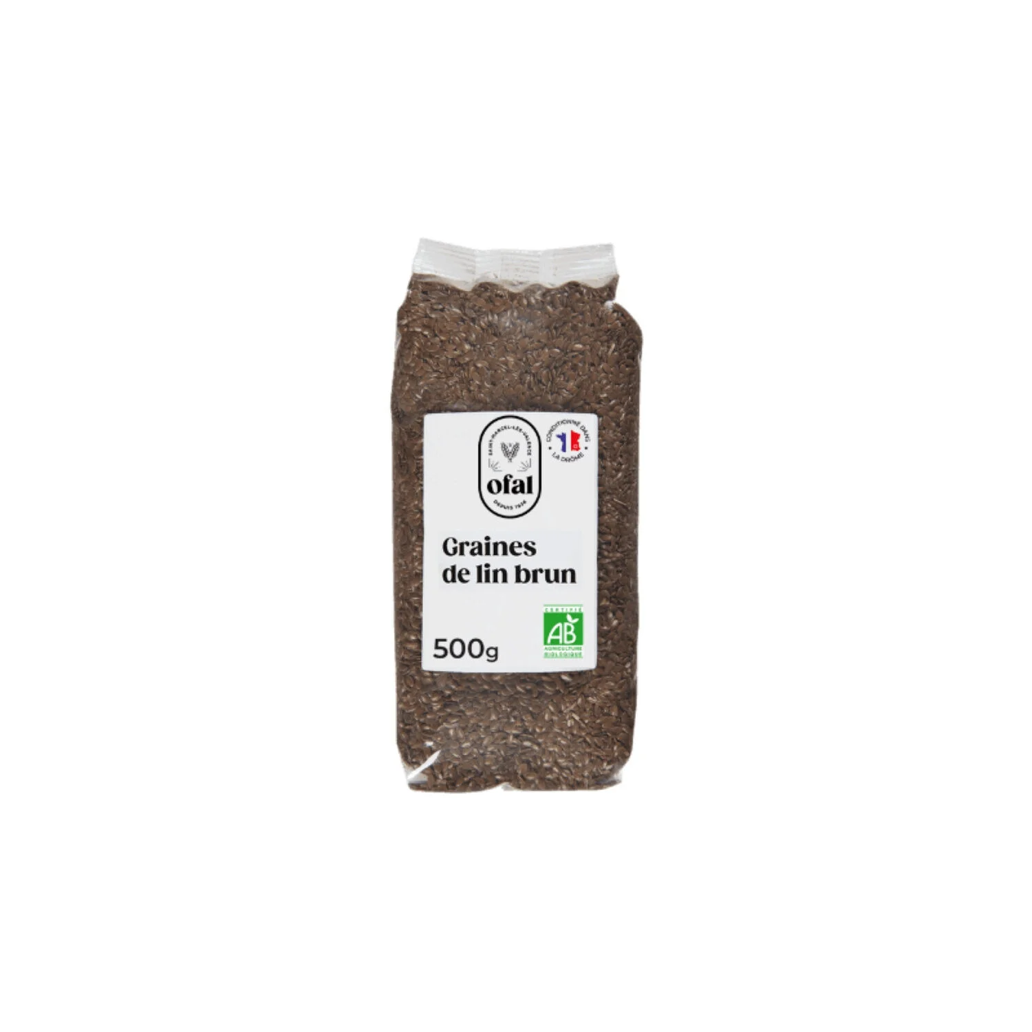 Brown Flax Seeds 500g - Ofal