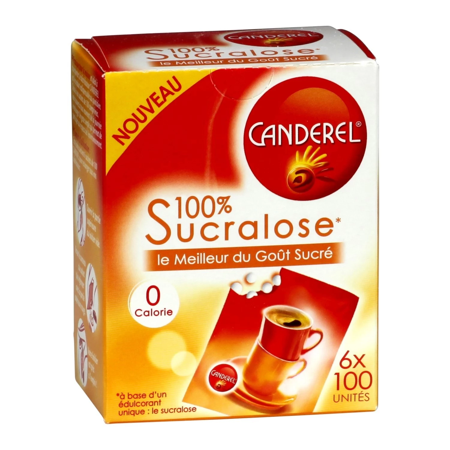 Sweetener recharge sucralose 6x100 tablets - CANDEREL