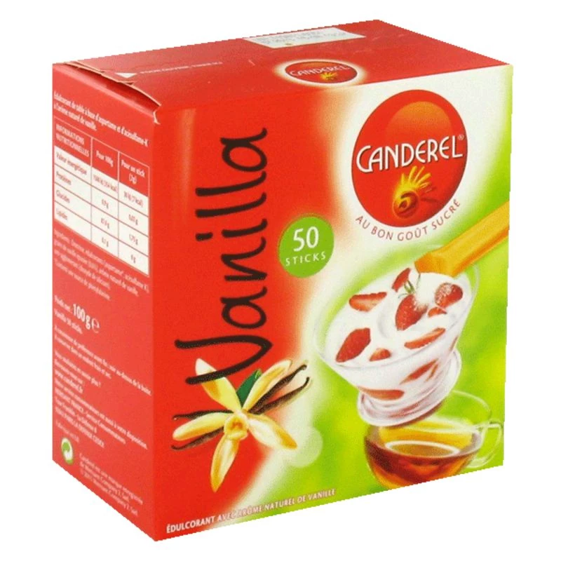 Sucralose Süßstoff Vanillegeschmack 50 Stäbchen - CANDEREL