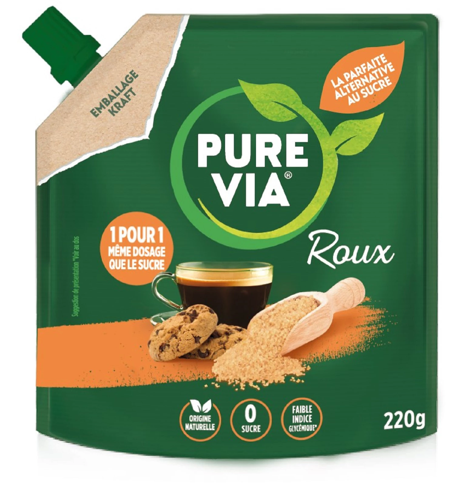 Azúcar Morena En Polvo 220g - PURE VIA