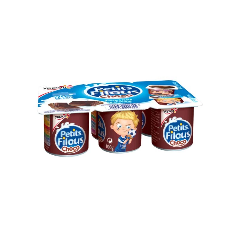 Yaourt Ptit Filou Choco 6x100g - YOPLAIT