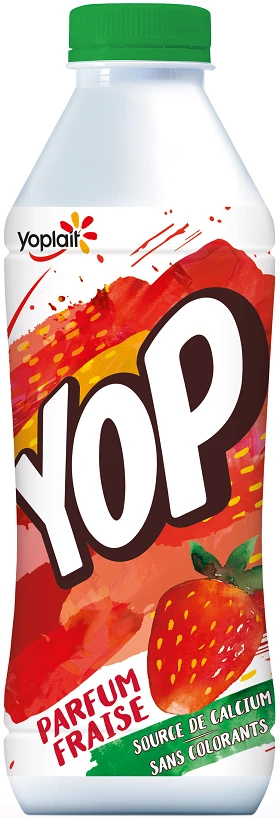 Yop Strawberry Flavored Drinkable Yogurt 825g -  Yoplait