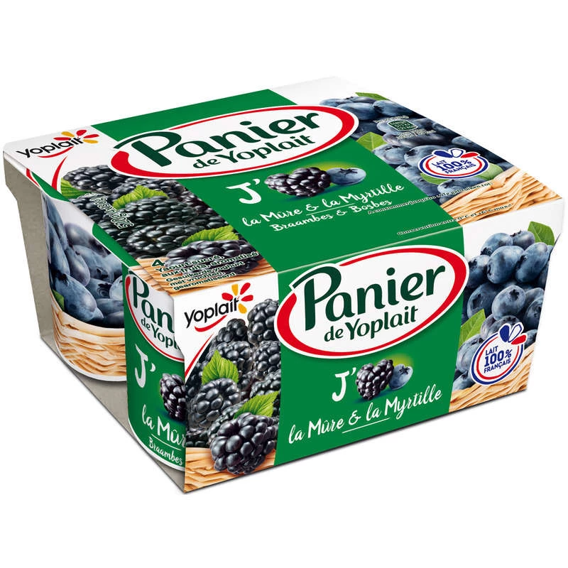 Iogurte de frutas com amora - YOPLAIT