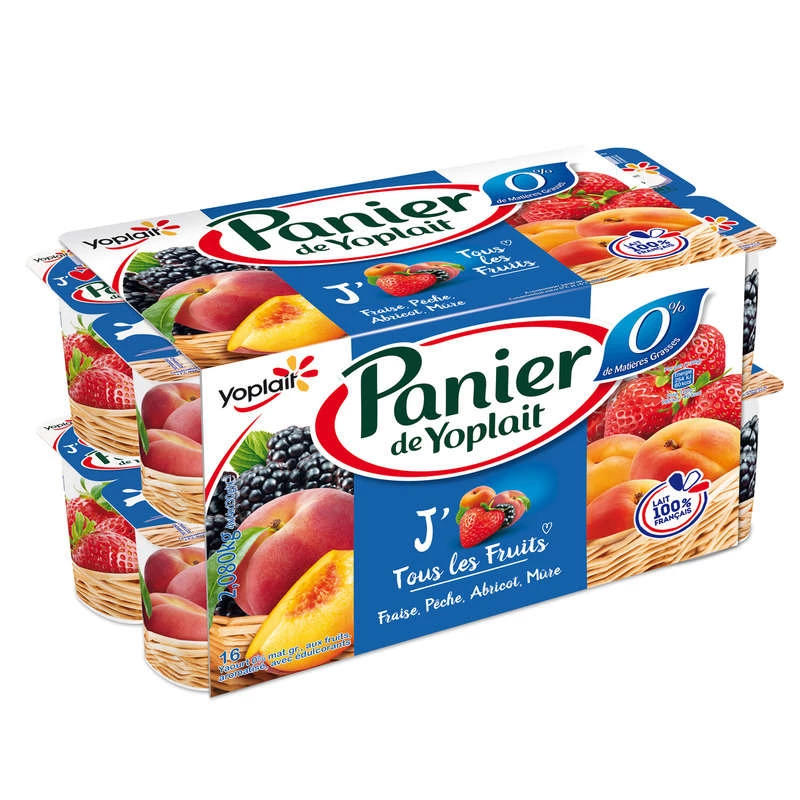 Fruchtjoghurt mit 0 % Fett - YOPLAIT