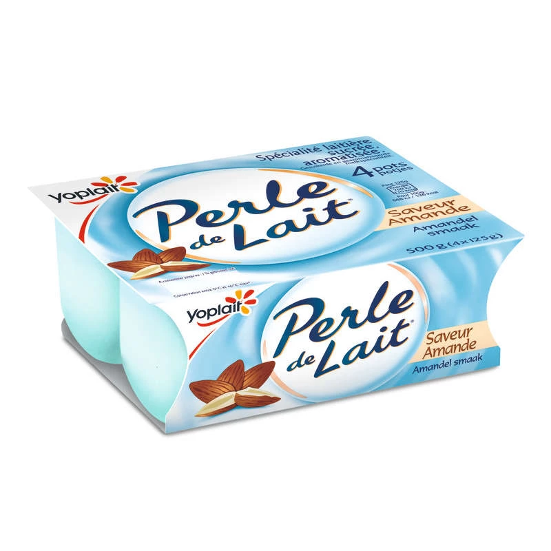 Perle De Lait Arome Amande 4x1