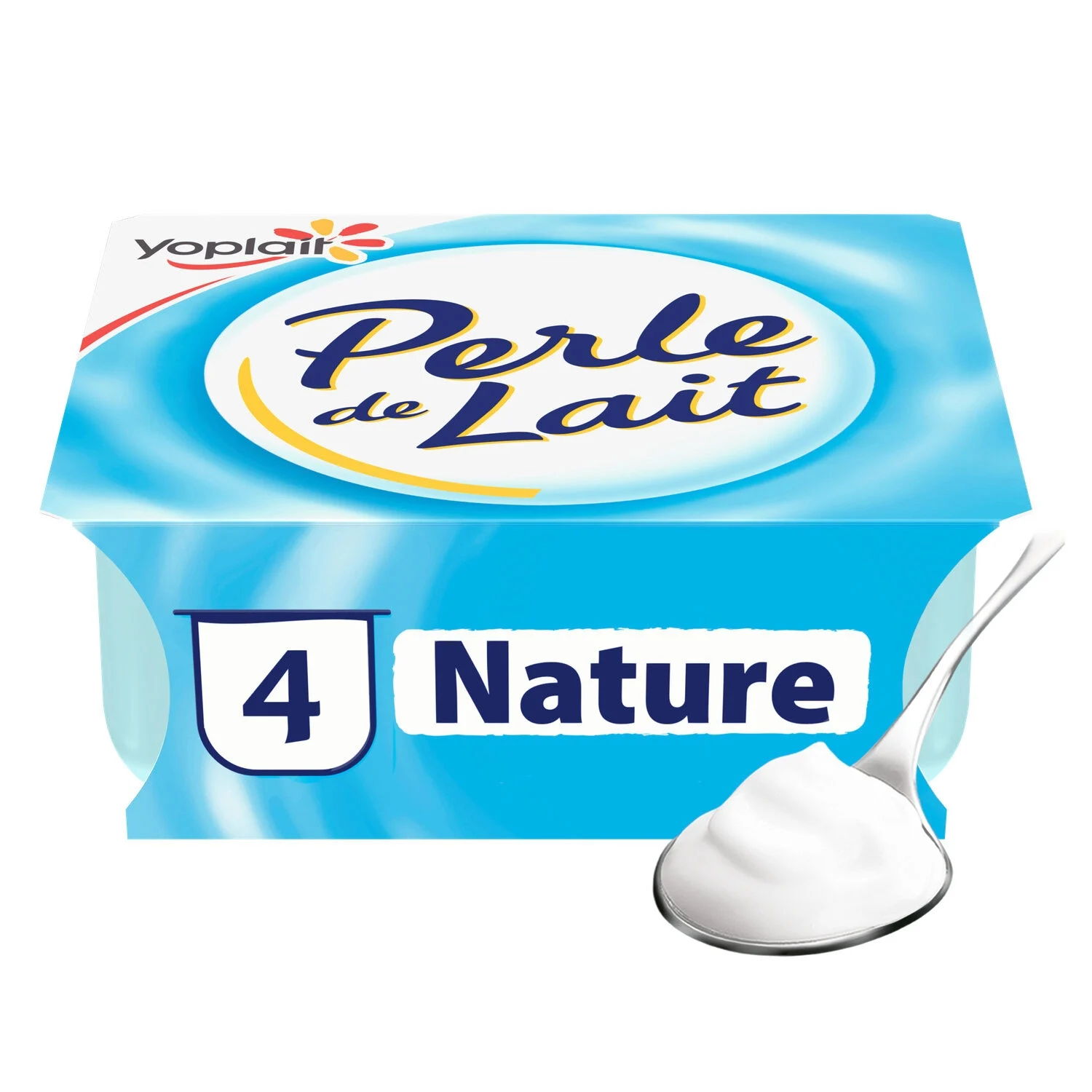 Yogurt Brewful Nature Pearl of Milk 4x125g - Yoplait