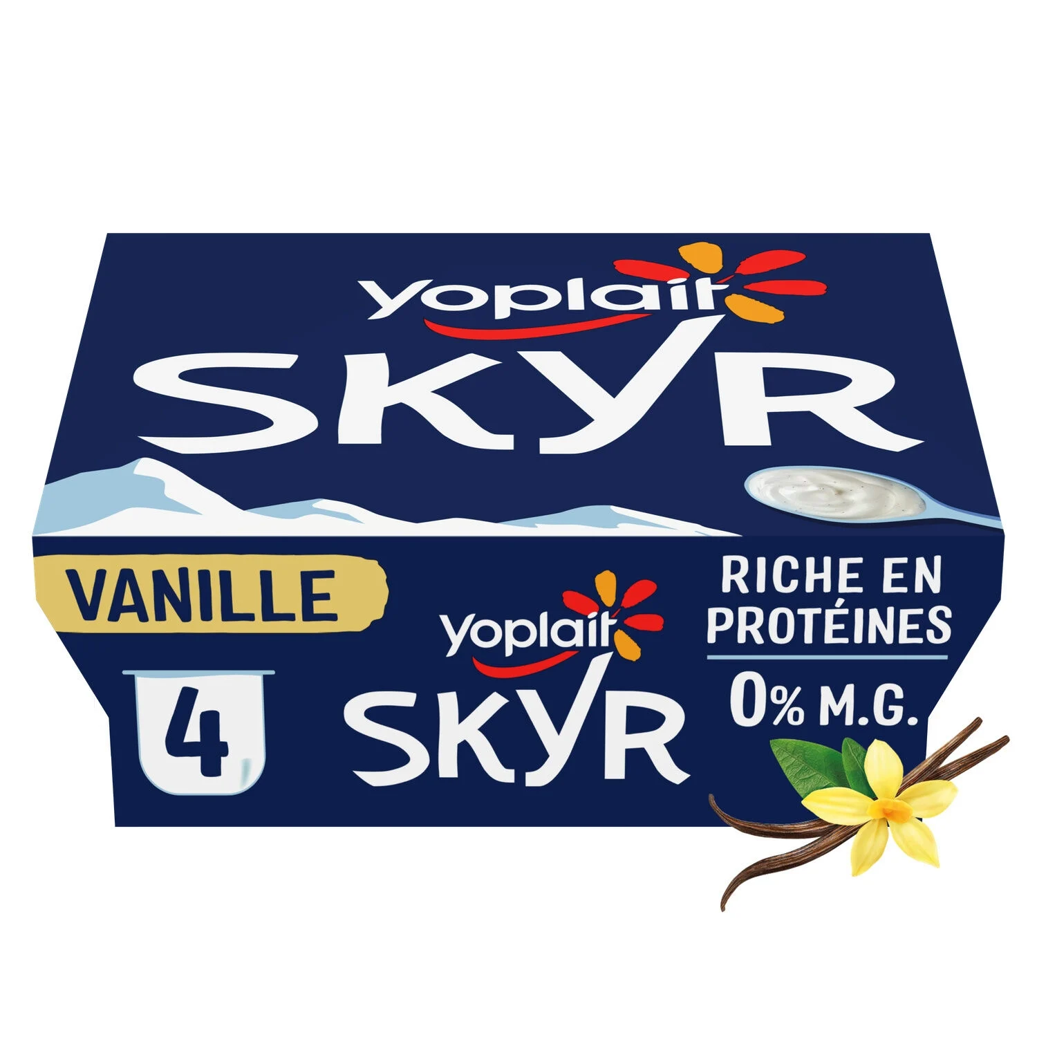 Vanilla Protein Yogurt 0% Mg Skyr 4x100g - Yoplait