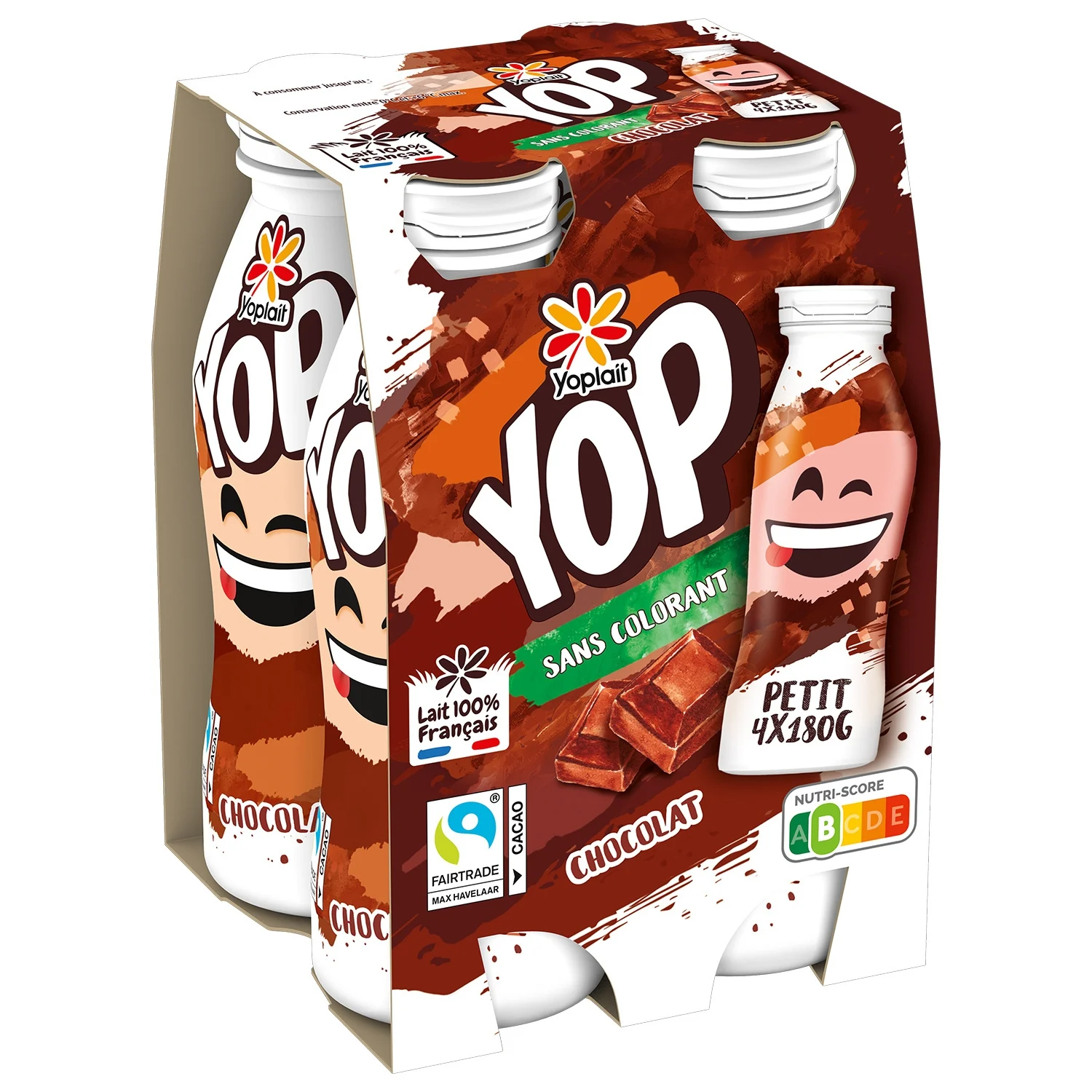 4x180g Ptit Yop Chocolate - PTIT YOP