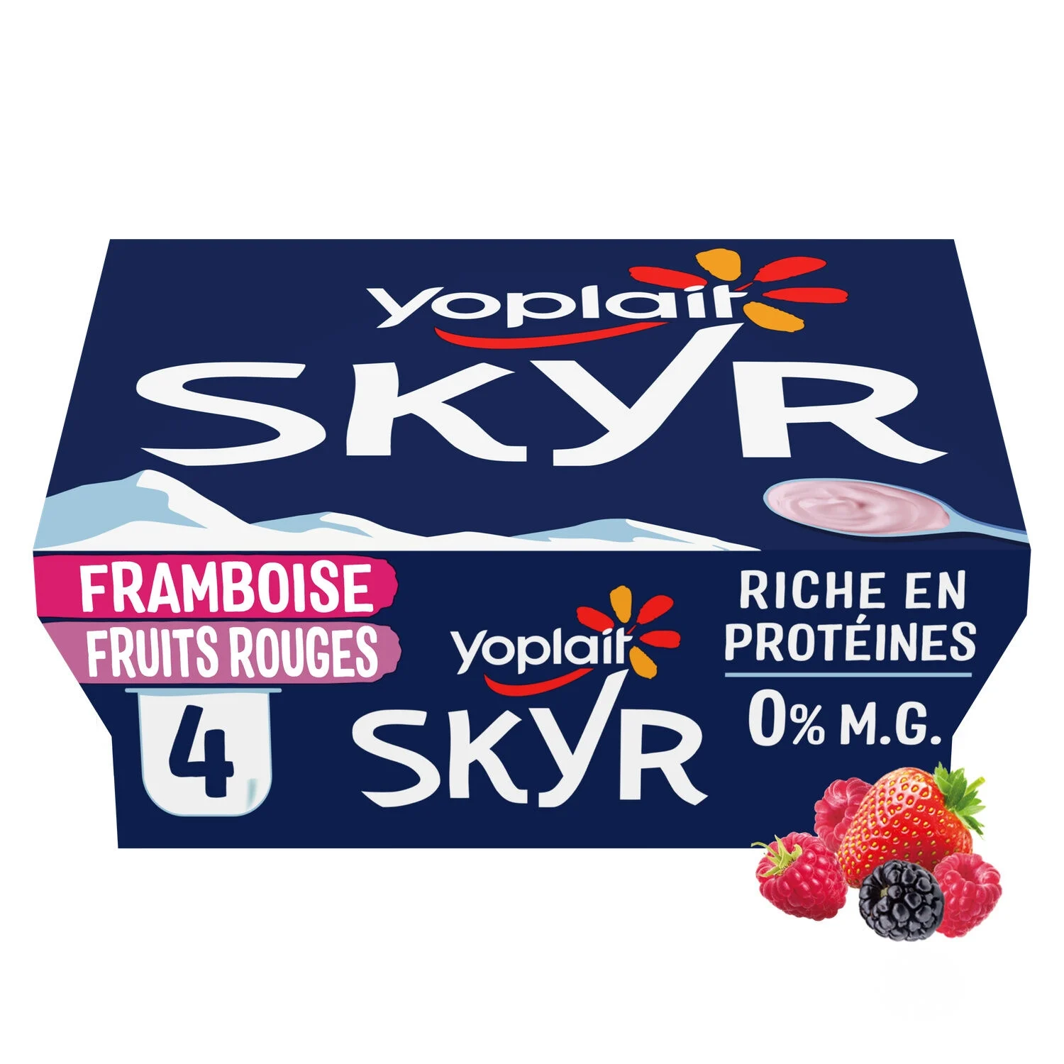 4x100g Skyr Frt Red Yoplait