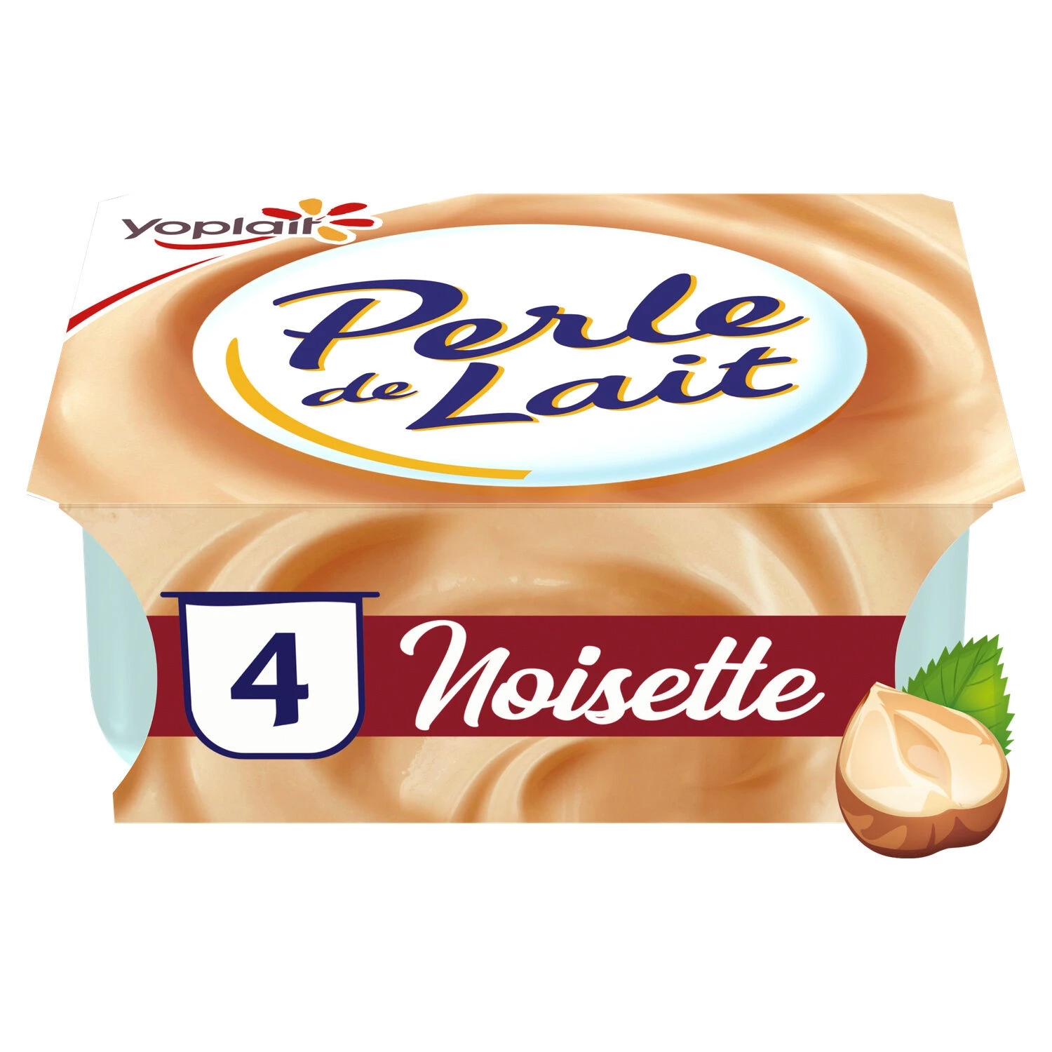 Yaourt Brassé Saveur Noisette Perle De Lait 4x125g - Yoplait
