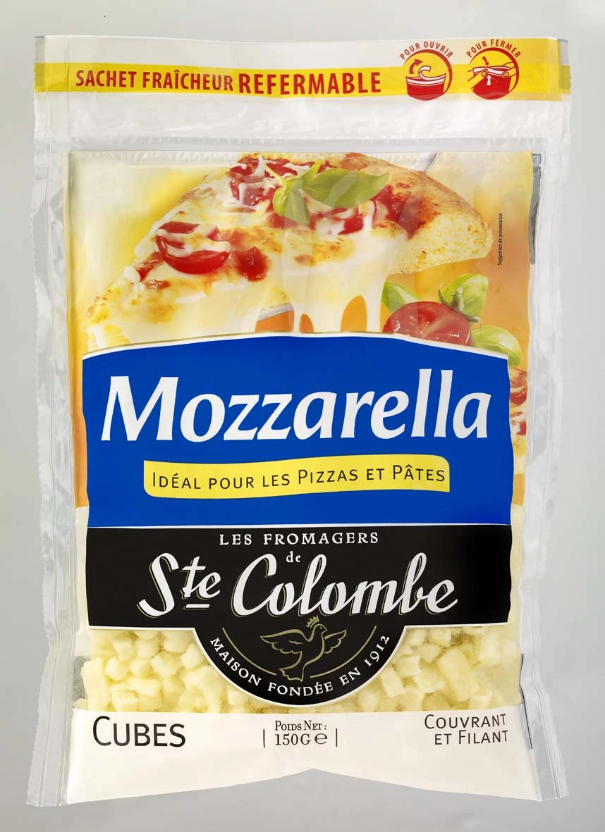 Mozzarella en cubos 150g - STE COLOMBE