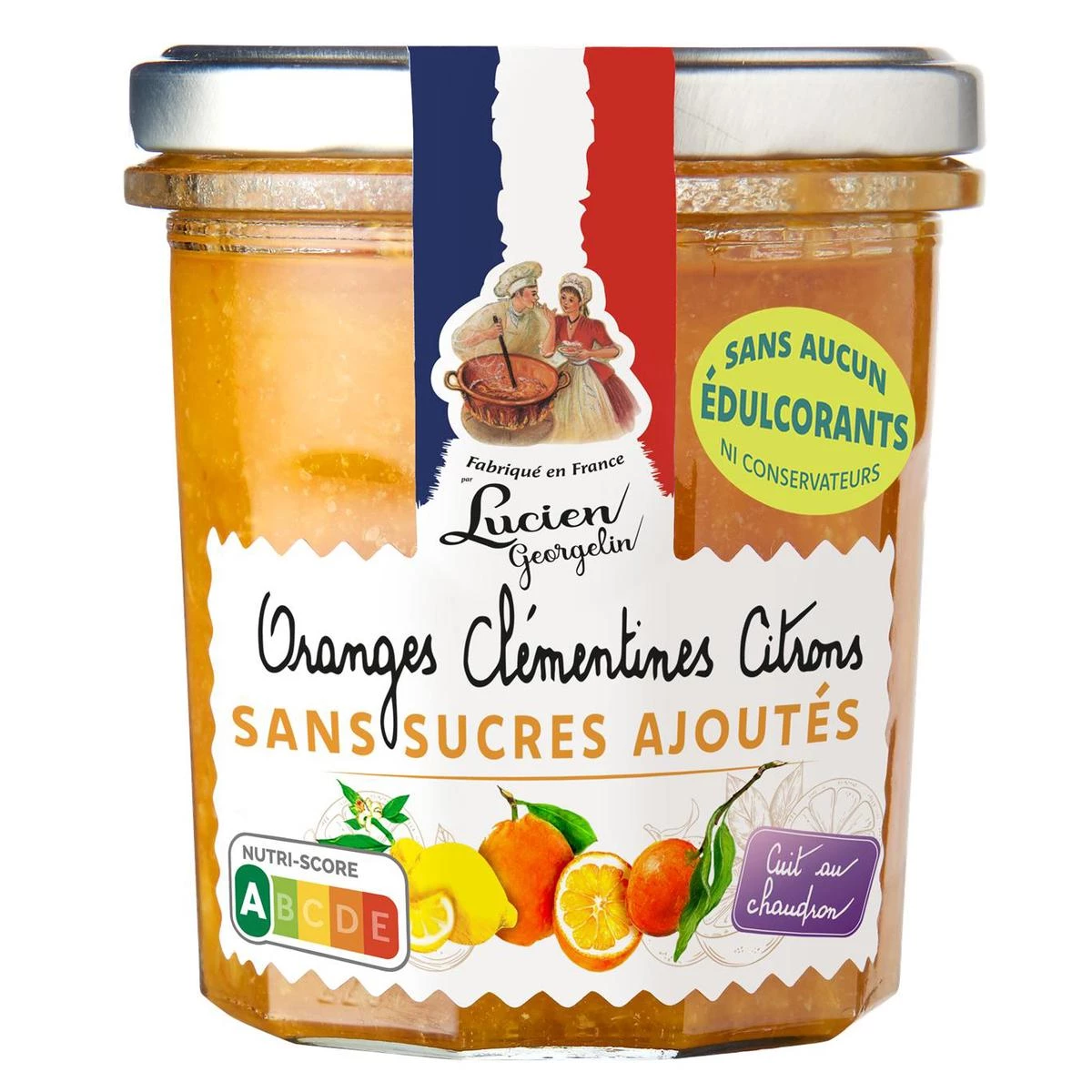 Bereiding 3 Citrusvruchten (sinaasappelClementineCitroen) Ssa 320g - LUCIEN GEORGELIN