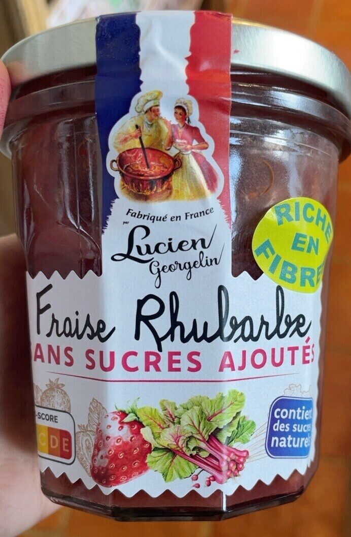 Préparation Rhubarbe Fraise Ssa 320g - LUCIEN GEORGELIN