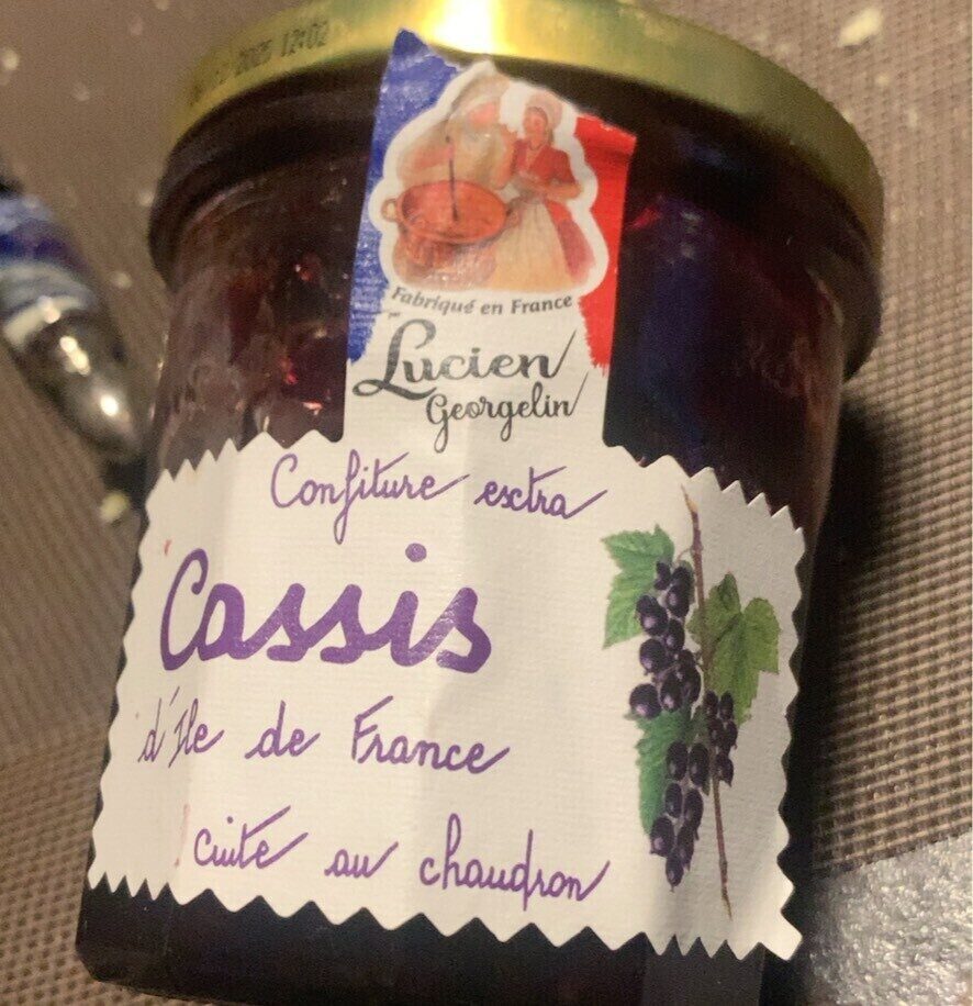 Confiture Extra De Cassis Ile De France 350g - LUCIEN GEORGELIN