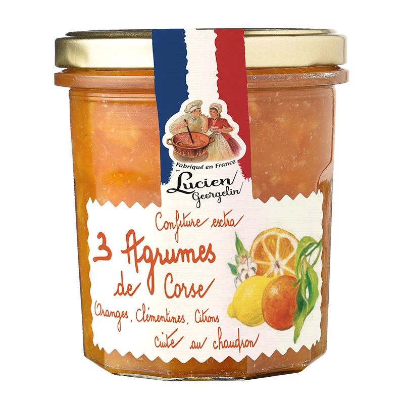 Extra 3 Corsican Citrus Jam
Silver medalist at the 2020 Concours Général Agricole de Paris - LUCIEN GEORGELIN