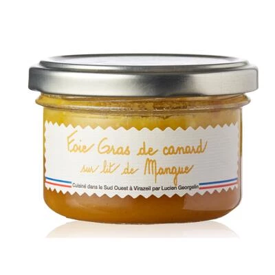 Eend Foie Gras Specialiteit Op Een Bedje Van Mango 70g - LUCIEN GEORGELIN