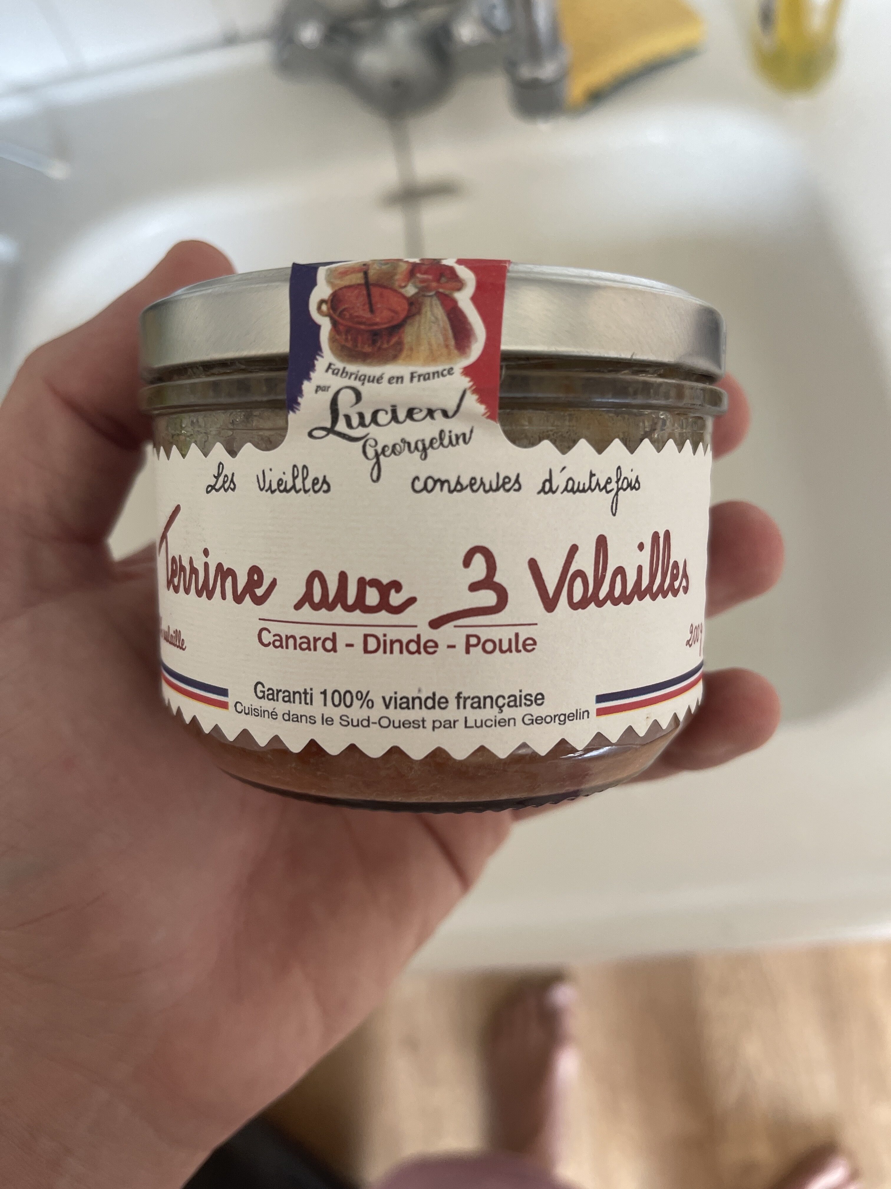 Terrine Aux 3 Volailles 200g - LUCIEN GEORGELIN