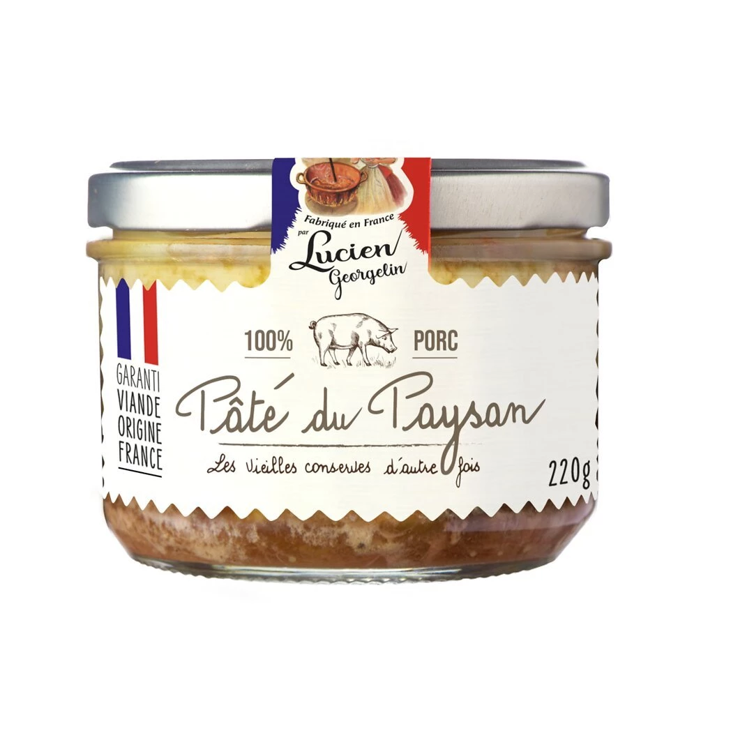 Pâté Du Paysan  220g - LUCIEN GEORGELIN