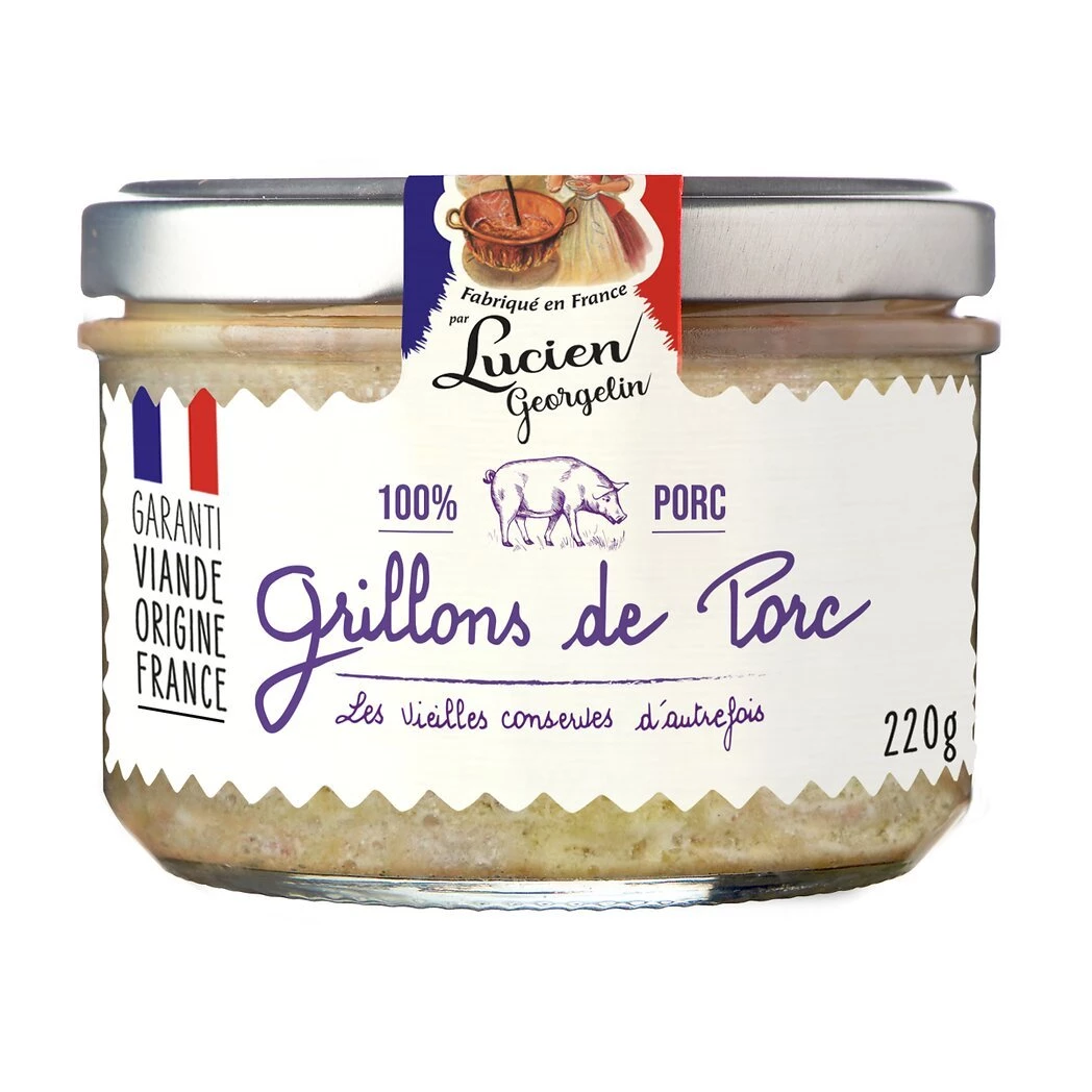 Grillons De Porc 220g - LUCIEN GEORGELIN