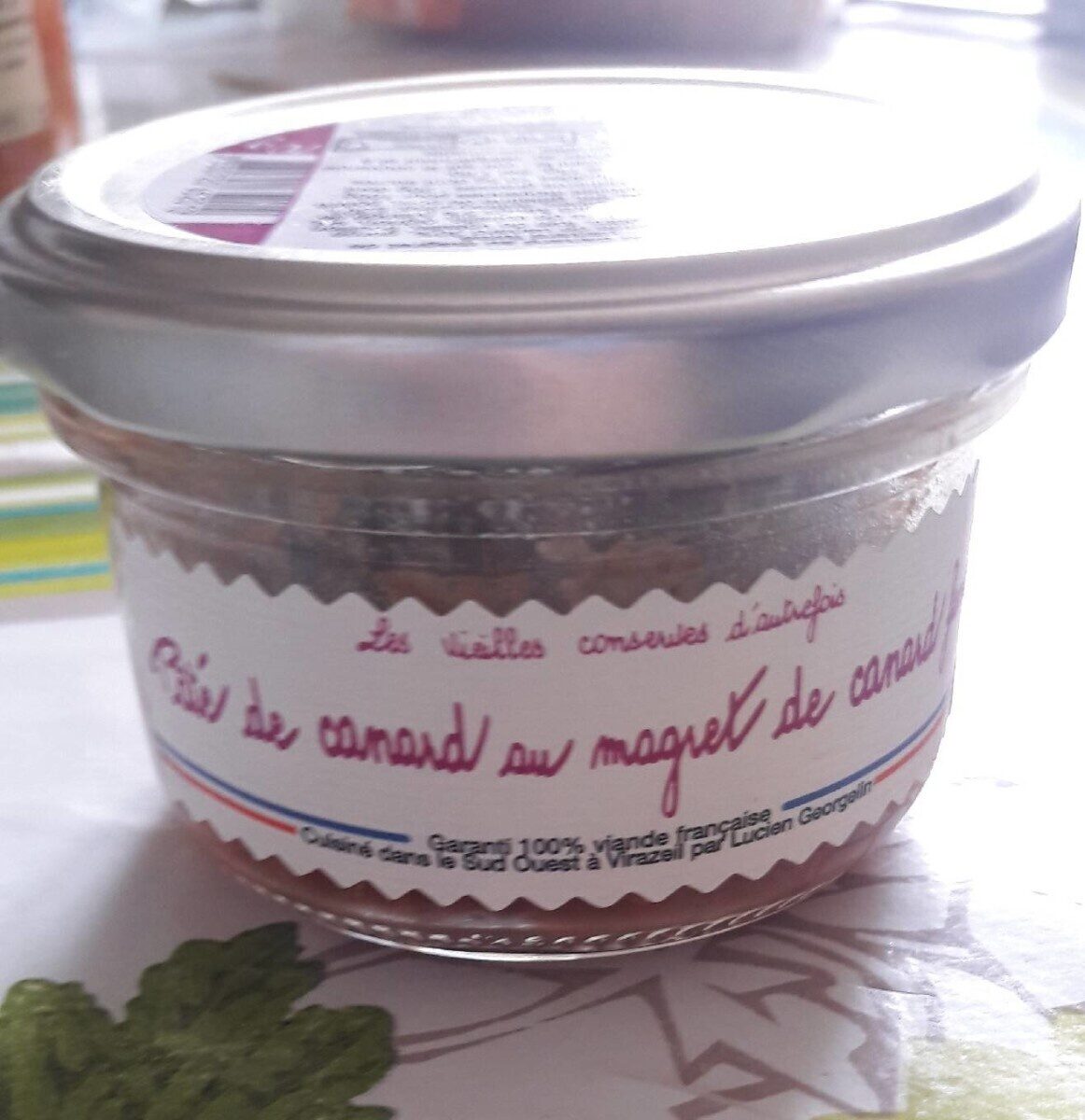 Pâté Au Magret De Canard Fumé 70g - LUCIEN GEORGELIN