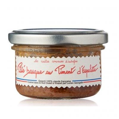 Baskische Pastete mit Espelette-Pfeffer 70g - LUCIEN GEORGELIN