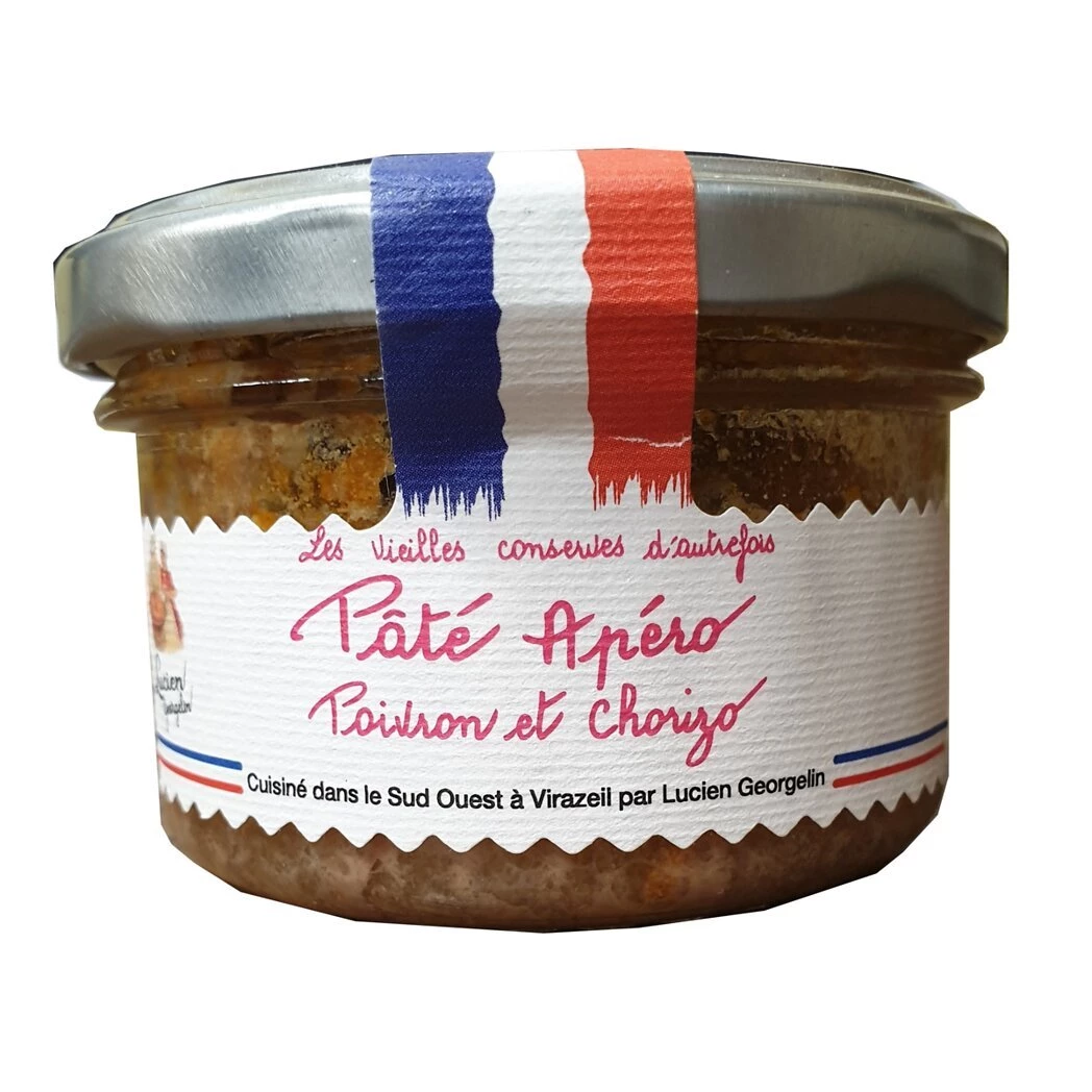 Pâté Apéro Chorizo Et Poivrons  70g - LUCIEN GEORGELIN