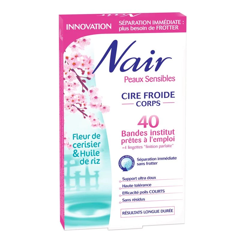 X40 Nair Cherry Wax Strips