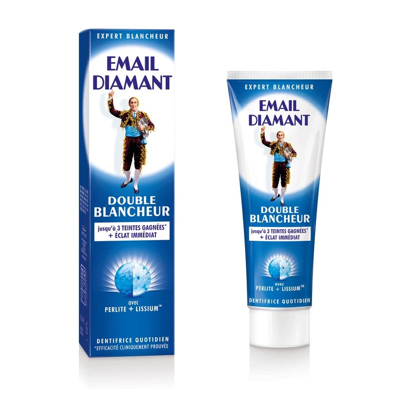 Double Whiteness Toothpaste 75ml - EMAIL DIAMANT