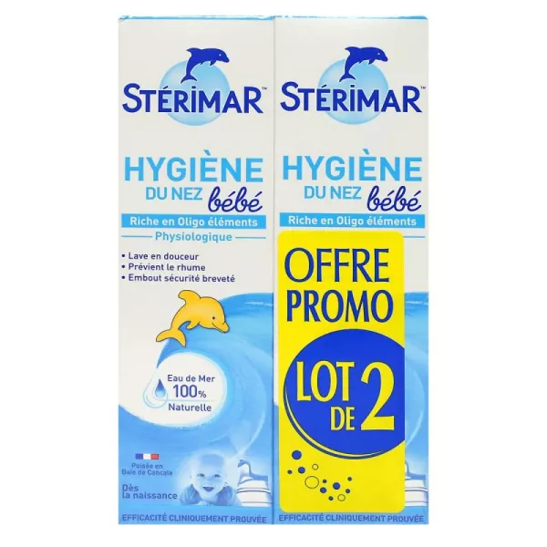 Lot de 2 Bébé Hygiene embout Sécurité 2x100ml - Offre Spéciale - GSA SOFIBEL-FUMOUZE