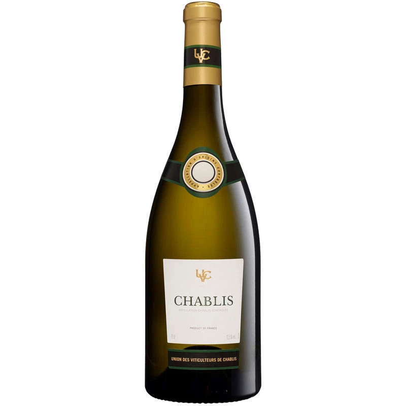 Vin Blanc Chablis, 12,5°, 75cl - UVC