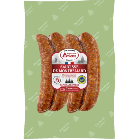 400g Montbeliard Sausage - JEAN LOUIS AMIOTTE