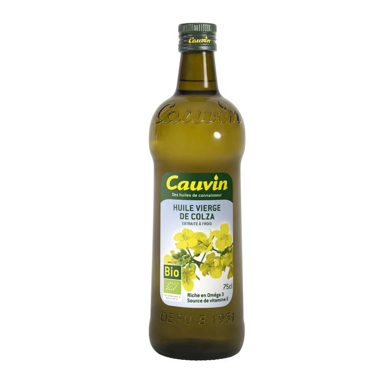 Cauvin Organic Rapeseed Oil 75cl