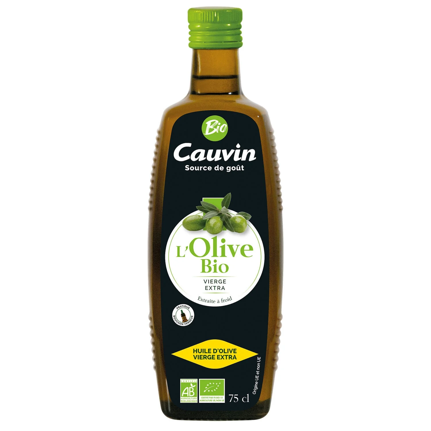 Organic olive oil Cauvin 75cl