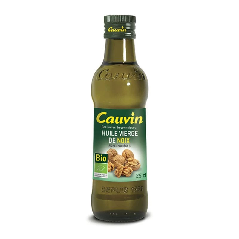 Huile Noix Bio Cauvin 25cl