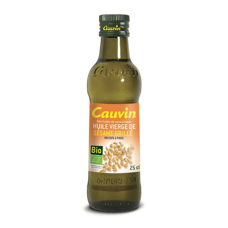 Huile de sésame BIO 25cl - CAUVIN