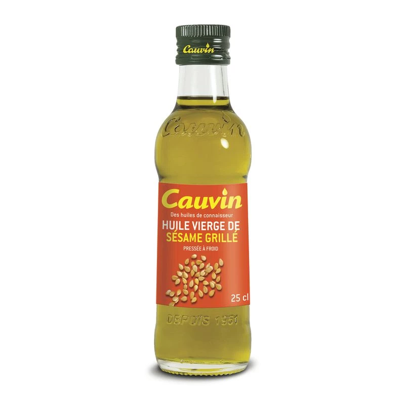 Huile Vierge de Sésame; 25cl - CAUVIN
