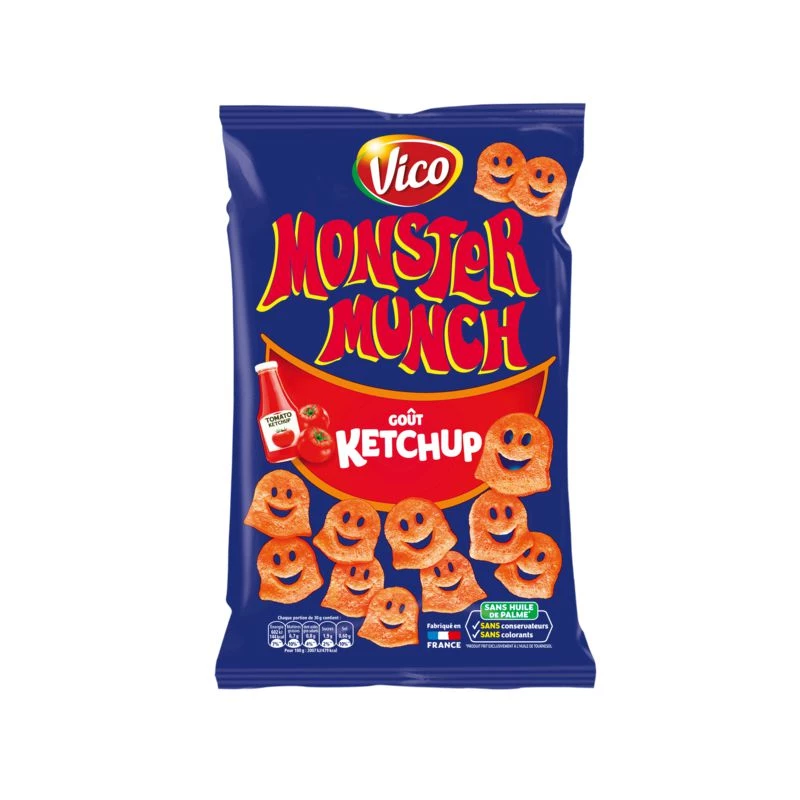 Ketchup Batata Frita, 85g - MONSTER MUNCH