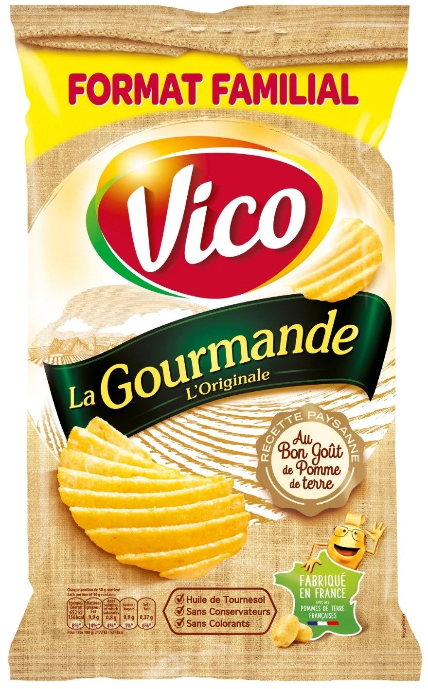 Patatine La Gourmande L'Origina, 200g - VICO