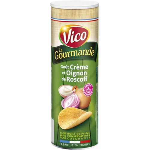 Tuile la gourmande goût crème & oignon de Roscoff 170g - VICO