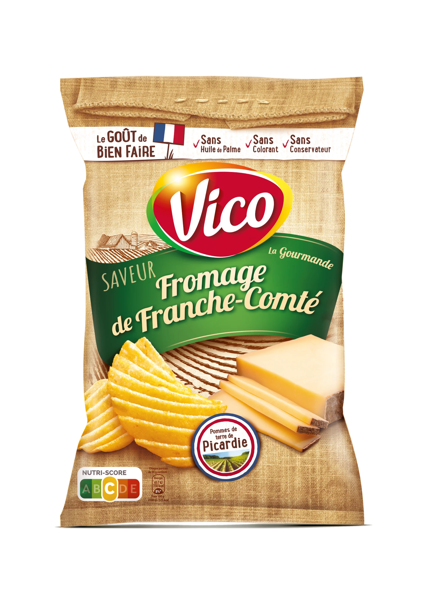 Chip's Gourmandise Kaas, 120g - VICO