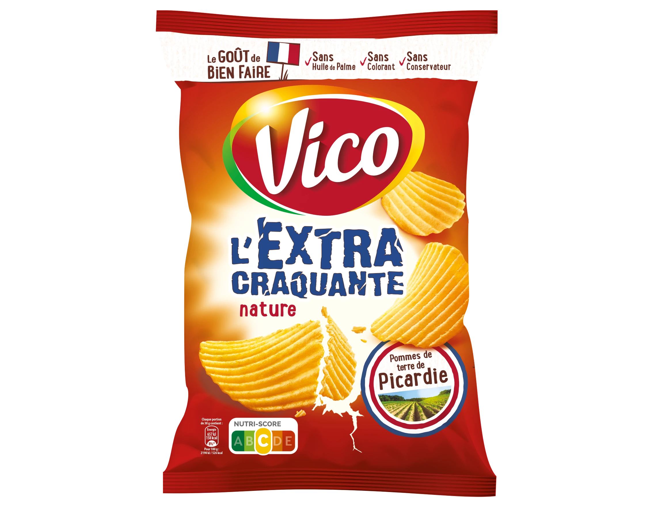 Extra Crunchy Crisps Plain, 150g - VICO