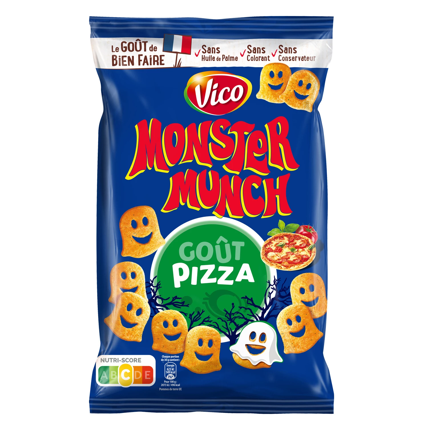Little Salty Monsters Pizza Flavor, 85g - VICO