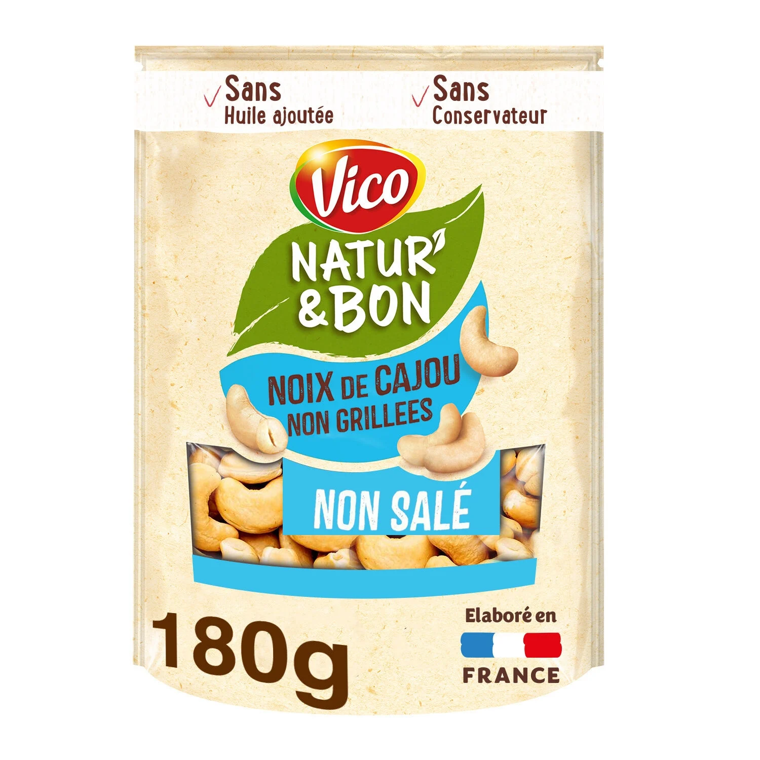 Unsalted Cashews 180g - Vico