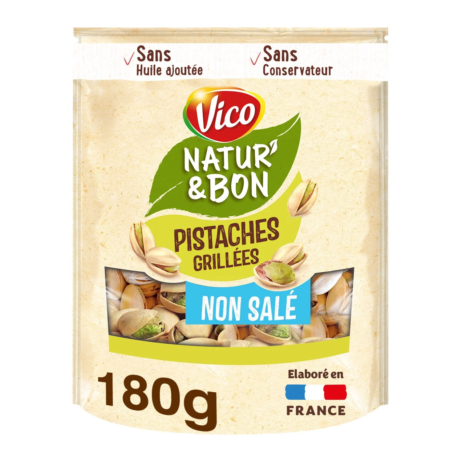 Roasted Unsalted Pistachios 180g - Vico