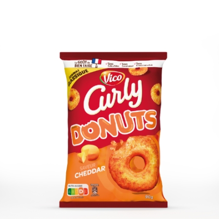 90g Curly Donuts Cheddar