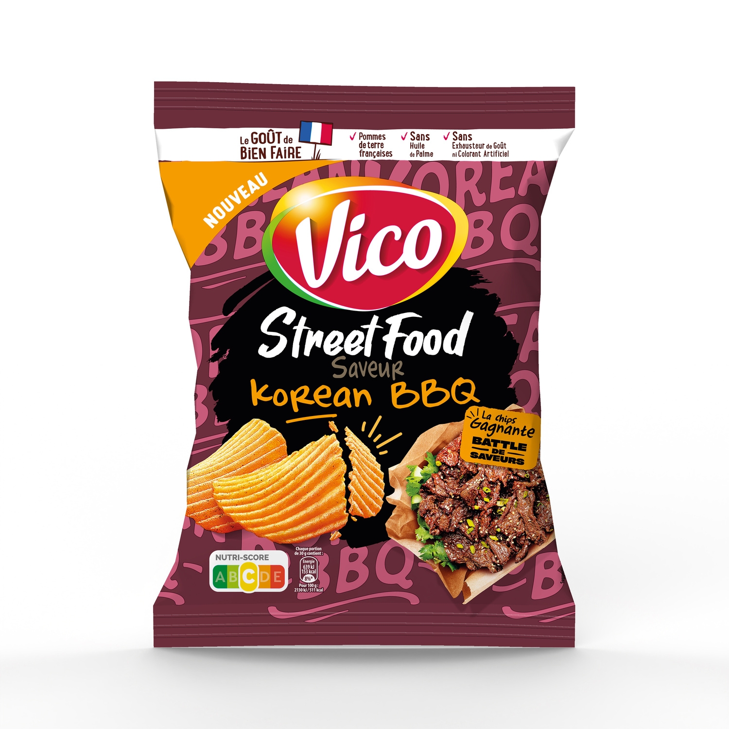 120g Vico Chips Sf Korean Bbq
