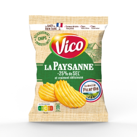 120g Chips Paysanne -25 Sel
